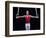 Male Gymnast Performing on the Rings-null-Framed Photographic Print