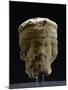 Male Head, 5th Century BC-null-Mounted Giclee Print