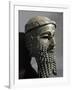 Male Head with Beard (Sargon), from Niniveh, Bronze or Copper, Akkadian-null-Framed Giclee Print