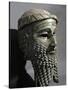 Male Head with Beard (Sargon), from Niniveh, Bronze or Copper, Akkadian-null-Stretched Canvas