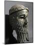Male Head with Beard (Sargon), from Niniveh, Bronze or Copper, Akkadian-null-Mounted Giclee Print