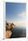 Male Hiker Resting Along The Shore Of The Great Salt Lake From Antelope Island State Park In Utah-Austin Cronnelly-Framed Premium Photographic Print