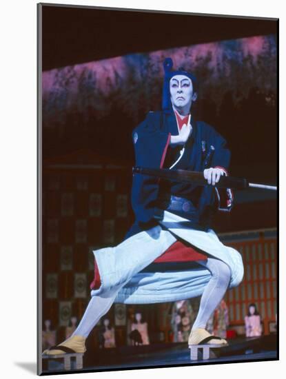 Male Impersonator Ryuko Kawaji at the Kokusai Theater, Tokyo, Japan, 1962-Eliot Elisofon-Mounted Photographic Print