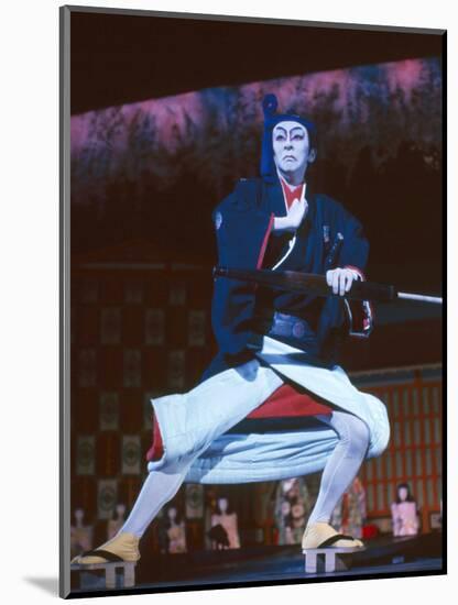 Male Impersonator Ryuko Kawaji at the Kokusai Theater, Tokyo, Japan, 1962-Eliot Elisofon-Mounted Photographic Print