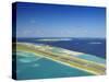 Male International Airport and Male, Maldives, Indian Ocean, Asia-Sakis Papadopoulos-Stretched Canvas