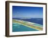 Male International Airport and Male, Maldives, Indian Ocean, Asia-Sakis Papadopoulos-Framed Photographic Print