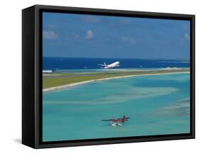 Male International Airport, Maldives, Indian Ocean-Papadopoulos Sakis-Framed Stretched Canvas