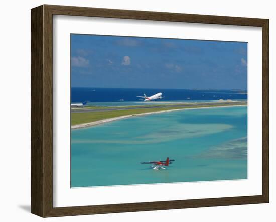 Male International Airport, Maldives, Indian Ocean-Papadopoulos Sakis-Framed Photographic Print
