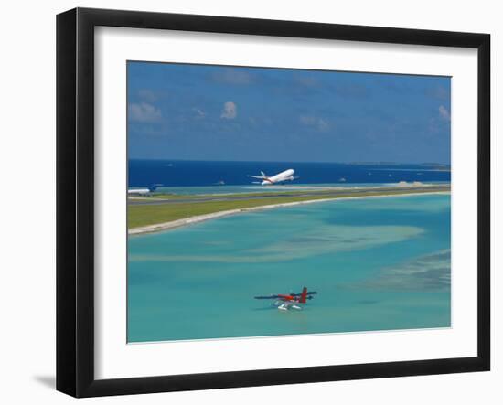 Male International Airport, Maldives, Indian Ocean-Papadopoulos Sakis-Framed Photographic Print