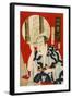 Male Kabuki Actor-Kunichika toyohara-Framed Giclee Print