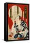 Male Kabuki Actor-Kunichika toyohara-Framed Stretched Canvas