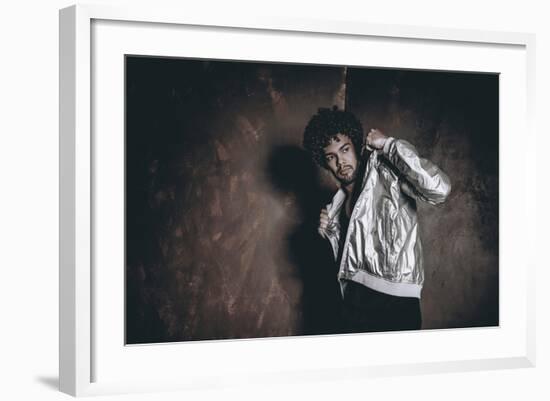 Male Model in Fashion Shoot-Luis Beltran-Framed Photographic Print