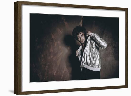 Male Model in Fashion Shoot-Luis Beltran-Framed Photographic Print