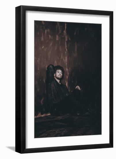 Male Model in Fashion Shoot-Luis Beltran-Framed Photographic Print