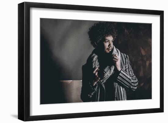 Male Model in Fashion Shoot-Luis Beltran-Framed Photographic Print