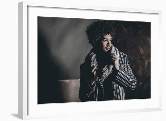 Male Model in Fashion Shoot-Luis Beltran-Framed Photographic Print