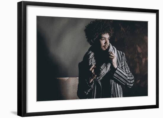 Male Model in Fashion Shoot-Luis Beltran-Framed Photographic Print