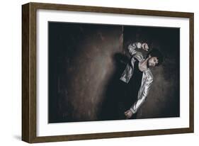 Male Model in Fashion Shoot-Luis Beltran-Framed Photographic Print