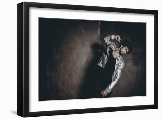 Male Model in Fashion Shoot-Luis Beltran-Framed Photographic Print