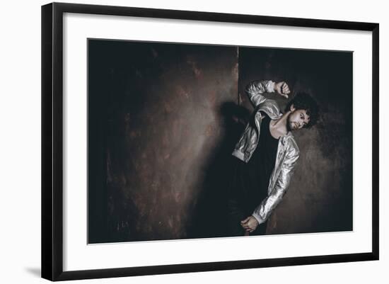 Male Model in Fashion Shoot-Luis Beltran-Framed Photographic Print