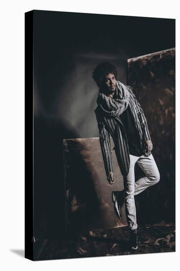 Male Model in Fashion Shoot-Luis Beltran-Stretched Canvas