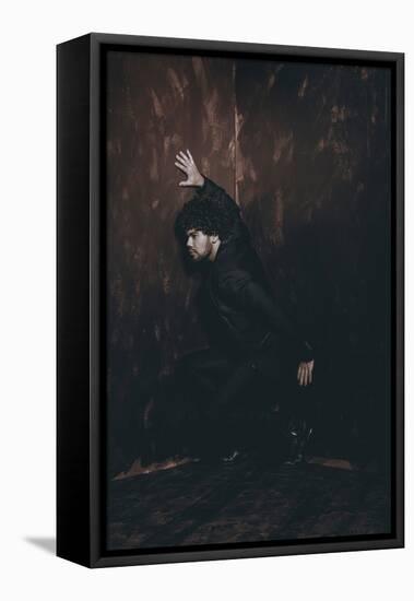 Male Model in Fashion Shoot-Luis Beltran-Framed Stretched Canvas