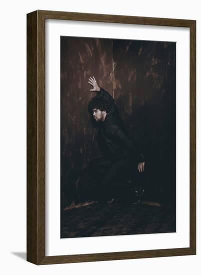 Male Model in Fashion Shoot-Luis Beltran-Framed Photographic Print