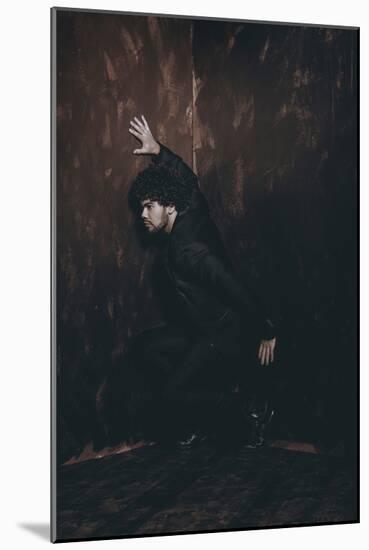 Male Model in Fashion Shoot-Luis Beltran-Mounted Photographic Print