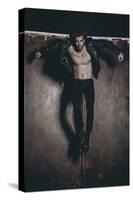 Male Model in Fashion Shoot-Luis Beltran-Stretched Canvas