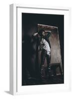 Male Model in Fashion Shoot-Luis Beltran-Framed Photographic Print