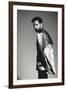 Male Model Posing-Luis Beltran-Framed Photographic Print