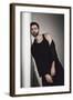 Male Model Posing-Luis Beltran-Framed Photographic Print