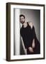 Male Model Posing-Luis Beltran-Framed Photographic Print