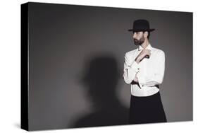 Male Model Posing-Luis Beltran-Stretched Canvas