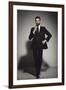 Male Model Posing-Luis Beltran-Framed Photographic Print