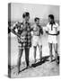 Male Models Pose in Jantzen's 1952 Men's Bathing Suits-null-Stretched Canvas
