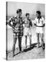Male Models Pose in Jantzen's 1952 Men's Bathing Suits-null-Stretched Canvas