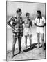 Male Models Pose in Jantzen's 1952 Men's Bathing Suits-null-Mounted Photo