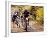 Male Mountain Biker Competing in a Race 1993 NY State Championships-null-Framed Photographic Print