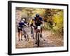 Male Mountain Biker Competing in a Race 1993 NY State Championships-null-Framed Photographic Print