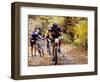 Male Mountain Biker Competing in a Race 1993 NY State Championships-null-Framed Photographic Print