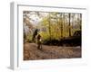 Male Mountain Biker Competing in a Race 1993 NY State Championships-null-Framed Photographic Print