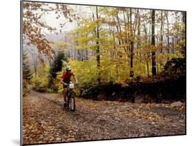 Male Mountain Biker Competing in a Race 1993 NY State Championships-null-Mounted Photographic Print