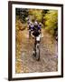 Male Mountain Biker Competing in a Race 1993 NY State Championships-null-Framed Photographic Print