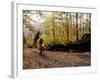 Male Mountain Biker Competing in a Race 1993 NY State Championships-null-Framed Photographic Print