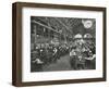 Male Munitions Workers in Engineering Shop, School of Building, Brixton, London, 1915-null-Framed Photographic Print