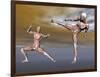 Male Musculature in Fighting Stance-null-Framed Art Print