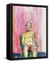 Male Nude, 2015-Julie Held-Framed Stretched Canvas