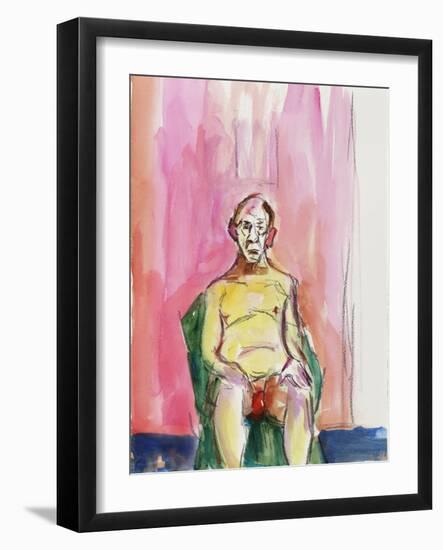 Male Nude, 2015-Julie Held-Framed Giclee Print