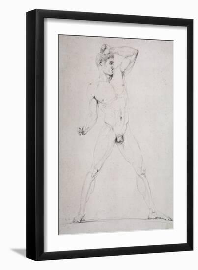 Male Nude, Creugas of Durazzo-Antonio Canova-Framed Premium Giclee Print